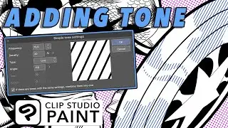How to Add Tone to Comic Art: Clip Studio Paint Step-by-Step Tutorial
