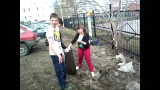 Школьника закопали на территории школы
