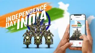 Beautiful Happy Independence Day India Motion Graphics