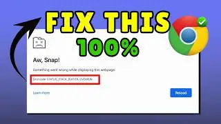 How to Fix Chrome Aw Snap Error STATUS STACK BUFFER OVERRUN Error