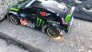 Traxxas ken block rally 1/16 sparky tires