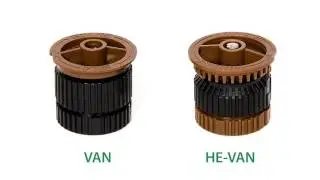 Rain Bird VAN vs HE-VAN Variable Arc Spray Nozzles