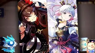 Playing Hu Tao with Ayaka and Oceanid | Genshin Impact TCG