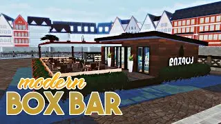MODERN STYLE BAR WITH OUTDOOR DINE | NO CC | SPEED BUILD | SIMS 4