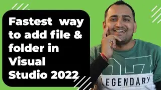 Quick add new files Visual Studio 2022 V17.5 | What's new in Visual Studio 2022