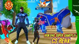 CS RENK GAMEPLAY FREE FIRE // THOMPSON GUN QUADRA KILL // GRANDMASTER GAMEPLAY- GARENA FREE FIRE