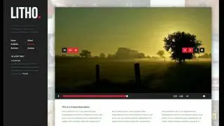 Litho | A Design for Visual Enthusiasts PSD