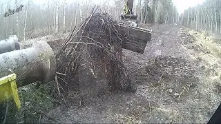 Work as a planning bucket for Cat 312C excavator