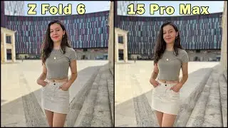 Samsung Galaxy Z Fold 6 vs iPhone 15 Pro Max Camera Test