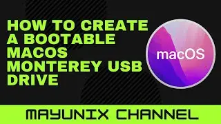 How to create a bootable macOS Monterey USB drive