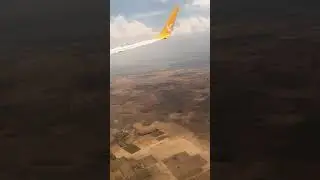 Cyprus - Landing - Lefkoşa - Ercan Havalimanı - Kıbrısa iniş anı