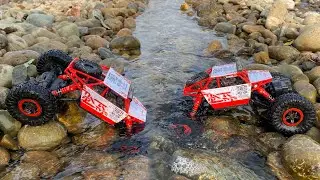 Crossing the River | Can Rc 4x4 swim ?? 🤔 | rc rock crawler