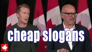"Anyone can come up with cheap slogans." Liberals lament political rhetoric in Canada