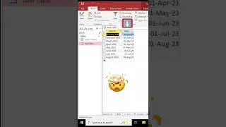 Microsoft Access Tutoring In Hindi | How to Change Date Format