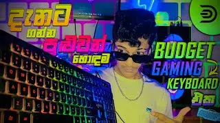 Best Budget Gaming Keyboard | දැනට ගන්න පුළුවන් හොඳම Budget Keyboard | Logitech K846F Illuminated