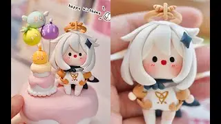 【原神WIKI】～快看!派蒙生日快樂～[Genshin Impact WIKI~Look! Happy birthday to Paimon~]#黏土教程 #claytutorial