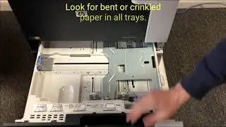 HP M775 - Removing Paper Jams