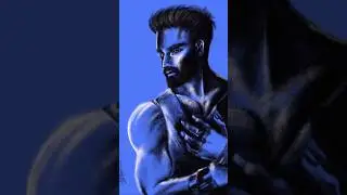 Procreate sketch | iPad Pro | moody sketch #ytshorts #ipadpro #procreate #youtubeshorts