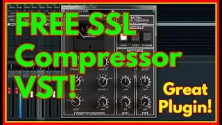 FREE SSL Style Bus Compressor VST PLUGIN! Additional features!