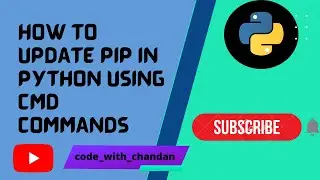 How to upgrade pip in python || pip is not recognize || pip download || update pip version || python
