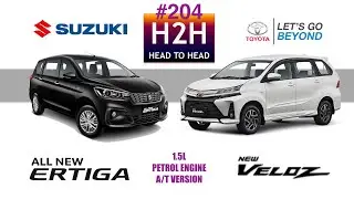 H2H #204 Toyota NEW VELOZ vs Suzuki ERTIGA