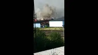 В Сосногорском депо сгорел товарный вагон железнодорожного состава