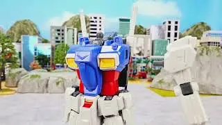 HGUCガンダムGP01 Gundam Stop Motion Build