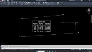 How To Create a Table of Coordinates in AutoCAD