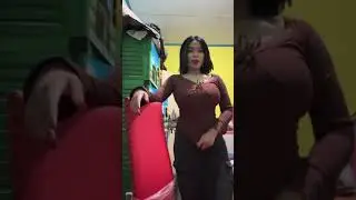 cimola Get ready with baju merahh tobrut siap siap mau kencan