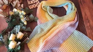 🔥ТАКОЙ стильный шарф крючком свяжет ЛЮБАЯ рукодельница!💞