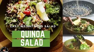 Quinoa Salad | Weight loss quinoa salad | Quinoa salad Indian Style | Vegan quinoa salad