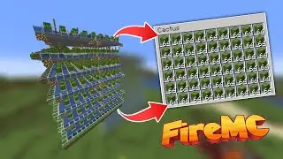 Making a Cactus Farm in Fire MC - Minecraft @PSD1
