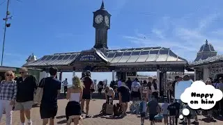 Summer Holidays in Brighton with kid, so funny that man :))