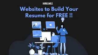 Check this out | Websites to Build Your Resume for Free  | Links Available in Description |