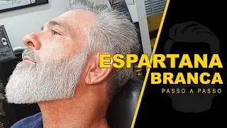 Como Fazer uma Barba ESPARTANA Branca (Passo a Passo)
