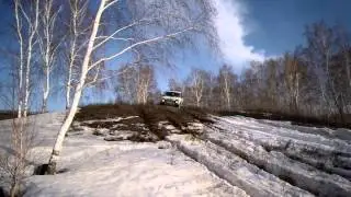 уаз хантер в лесу 2
