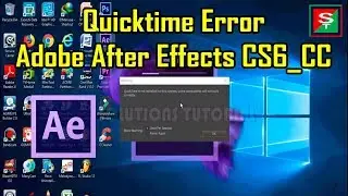 Cara Mengatasi Quicktime Error Adobe After Effects CS6 CC