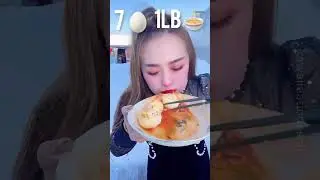 Eating Challenge ( 7 eggs and 1 lb noodles in 10 seconds ) | 