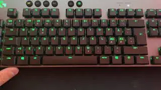 Logitech G815/G915 Tactile Typing Test and Sound Test - Tactile Gaming Keyboard