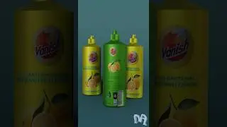 Vanish Antibacterial Dishwashing Liquid | Product Animation #shorts #detergentmaking #vanish #lemon