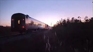 ЧМЭ3-3232 с пригородным поездом, станция Позимь