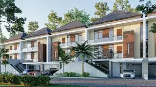 Design Residential House 3 Floor With Archicad 24 Rendering Enscape 2.8