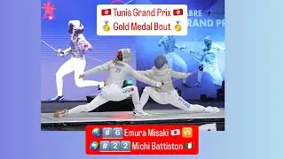 Tunis Grand Prix 2025 SWS - GOLD - Emura Misaki JPN v Michi Battiston ITA