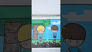 햇님크래프트 모험 시작!🔥 11살햇님작품 🌞 무료도안 | PAPER DIY