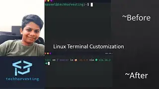 Customise your linux Terminal! Ohmyzsh and SpaceShip Prompt| TechHarvesting