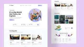 How To Create Tour And Travel Website Using HTML CSS JavaScript