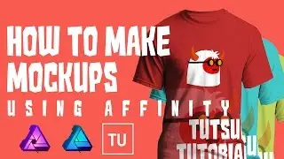 How To Make Mockups using Affinity Photo (free download)