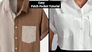 How to Make A PATCH POCKET