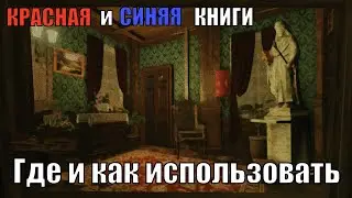 Красная и синяя книга в Them and Us. Где и как использовать. Куда поставить и вставить