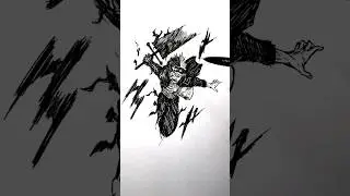 stickman asta devil #drawing #art #shorts #blackclover